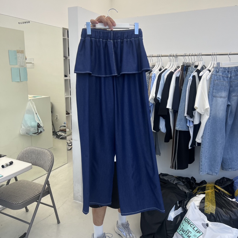 NON CLIP韓國代購女士新品休閑26春夏推薦熱賣職業時尚裙褲NON CLIP裙褲