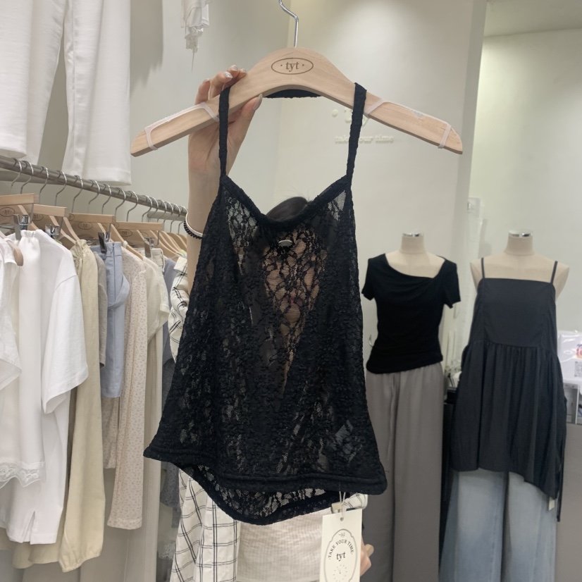 TAKE YOUE TIME韓國代購女士新品26春夏26夏季吊帶背心蕾絲TAKE YOUE TIME吊帶/背心圖色2