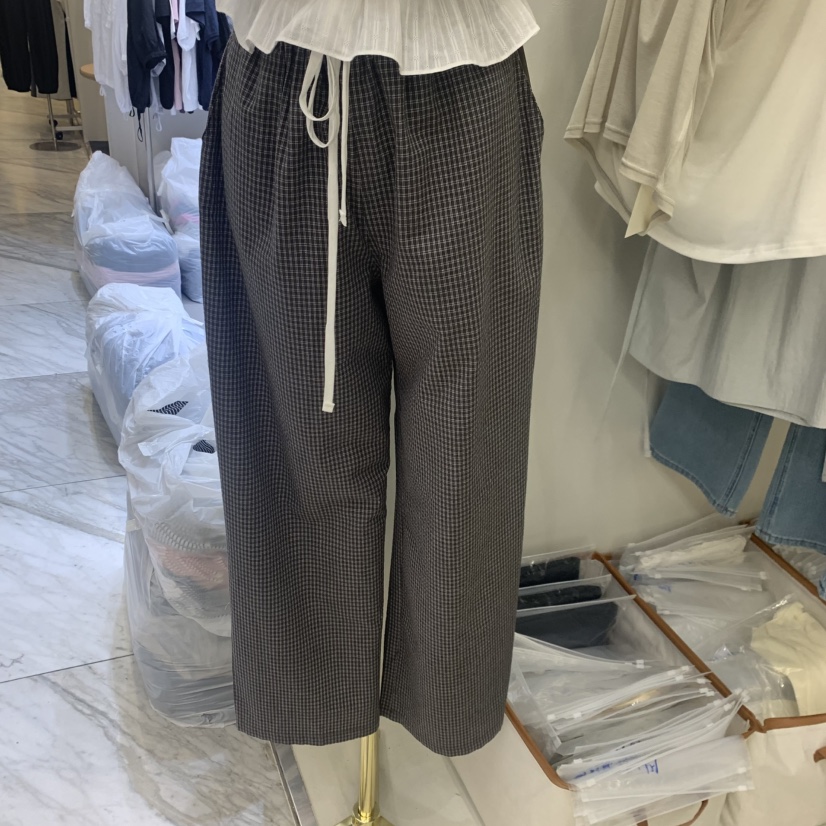 TAKE YOUE TIME韓國代購女士新品26春夏職業時尚休閑褲TAKE YOUE TIME休閑褲圖色1