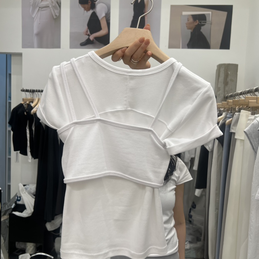 RECOVER韓國直郵實拍女士新款職業休閑推薦吊帶背心不含內搭RECOVER/MOMENT吊帶/背心