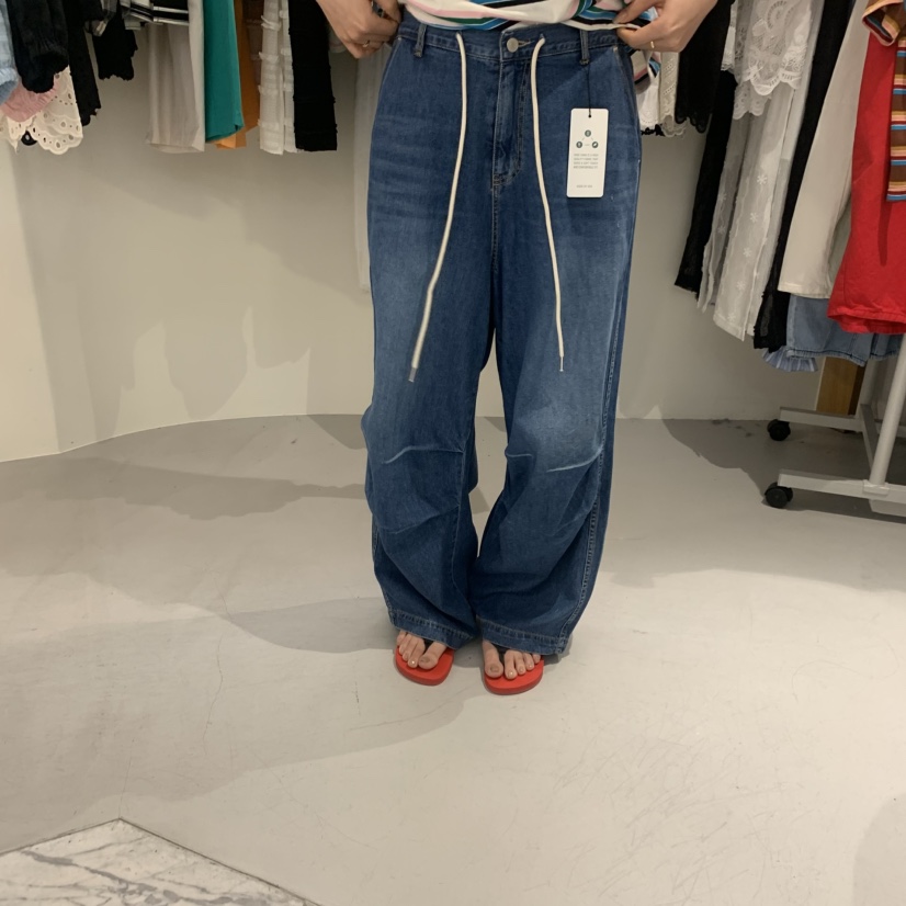 VENTI韓國直郵女士新款熱賣推薦26春夏人氣休閑時尚牛仔褲VENTI牛仔褲圖色2