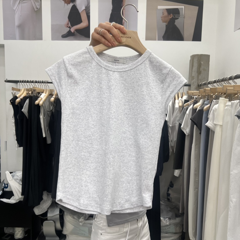 RECOVER韓國直郵女士新品26夏季時尚推薦26春夏人氣熱賣T恤RECOVER/MOMENTT恤圖色1