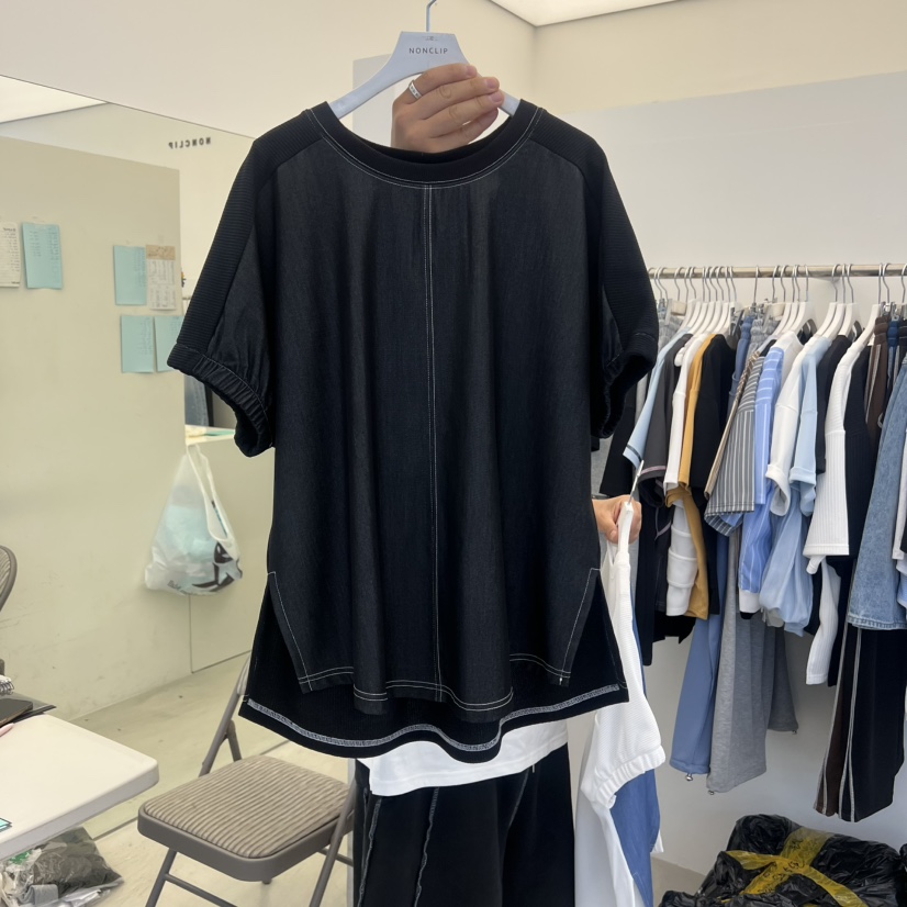 NON CLIP韓國代購女裝新款時尚26夏季26春夏人氣推薦T恤NON CLIPT恤圖色1