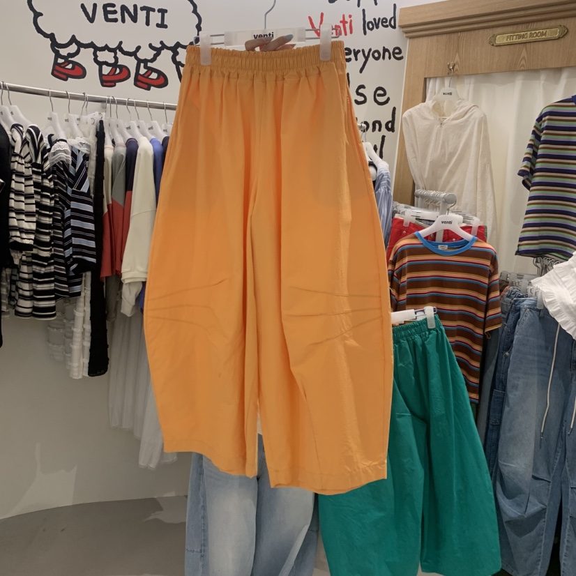 VENTI韓國代購女士新款26春夏熱賣26夏季休閑時尚職業休閑褲VENTI休閑褲圖色2