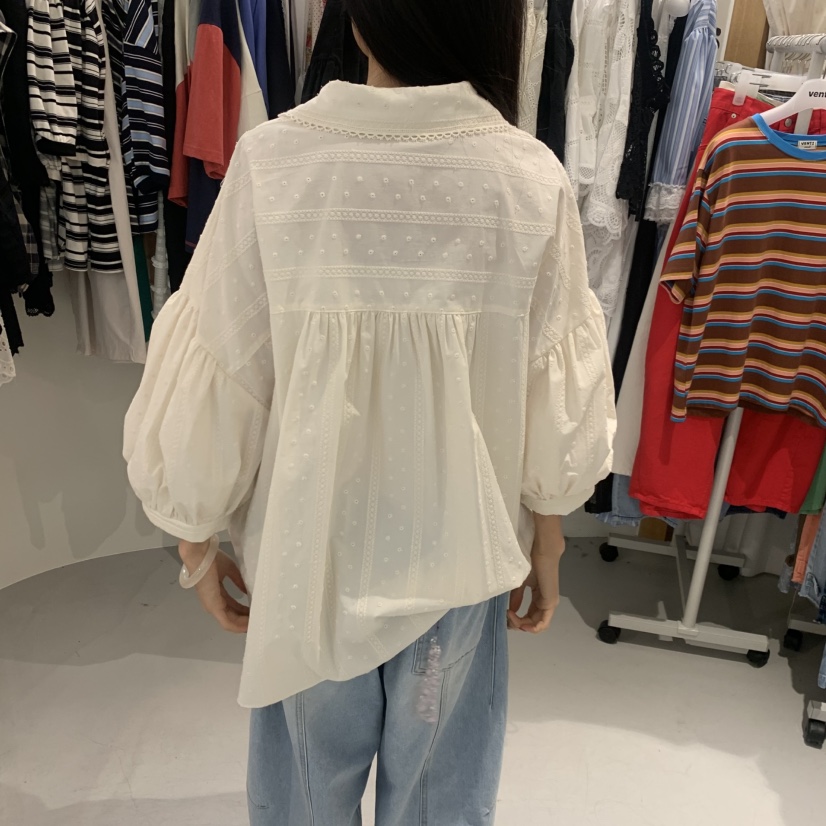 VENTI韓國直郵女士新款推薦人氣26夏季職業熱賣襯衫蕾絲衫VENTI襯衫/蕾絲衫