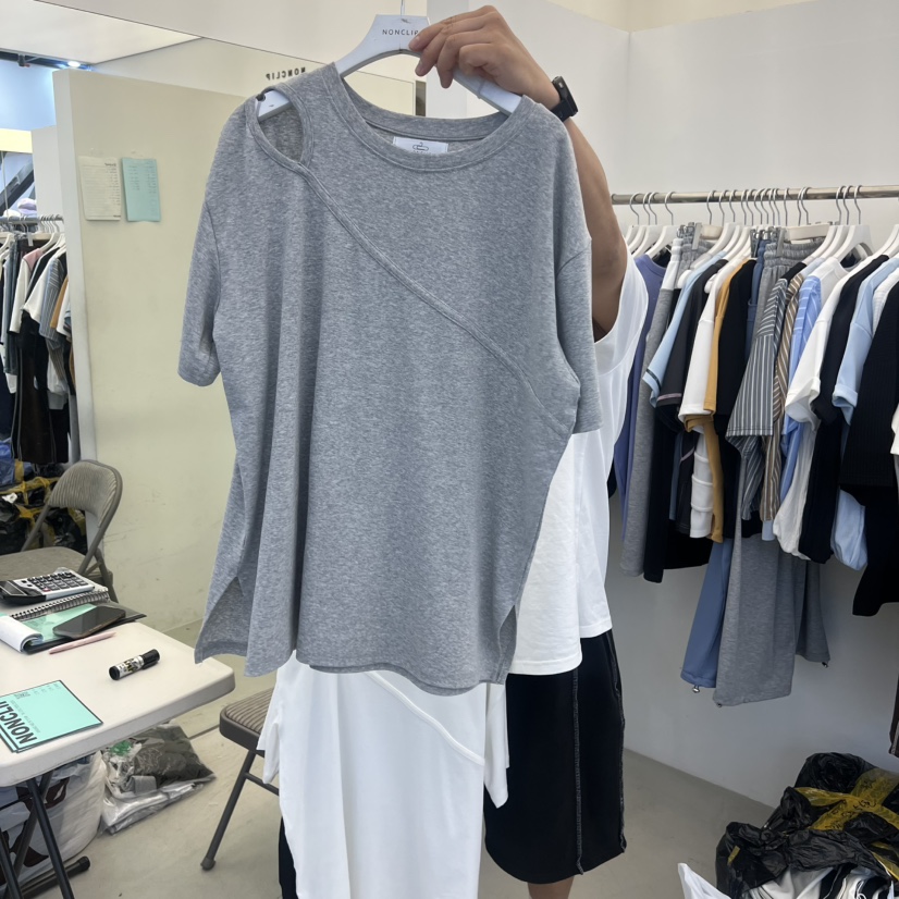 NON CLIP韓國直郵實拍女士新款熱賣職業休閑人氣26春夏T恤NON CLIPT恤圖色3