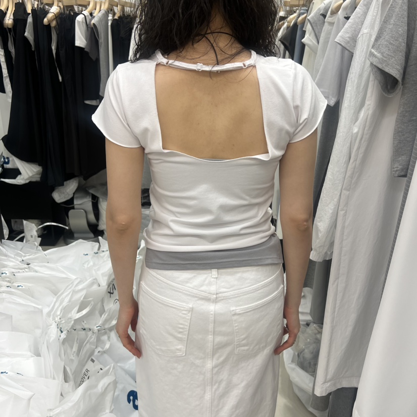 RECOVER韓國東大門直郵女裝新品推薦休閑時尚T恤不含內搭RECOVER/MOMENTT恤
