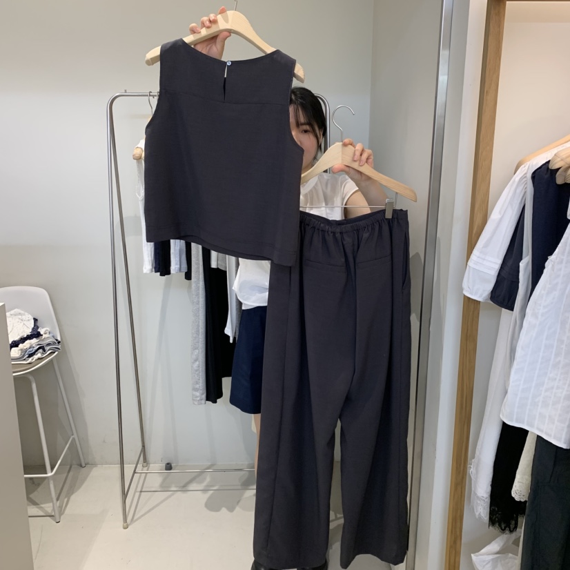 OUTRENE韓國東大門直郵女士新款職業26夏季休閑熱賣26春夏套裝OUTRENE套裝圖色2