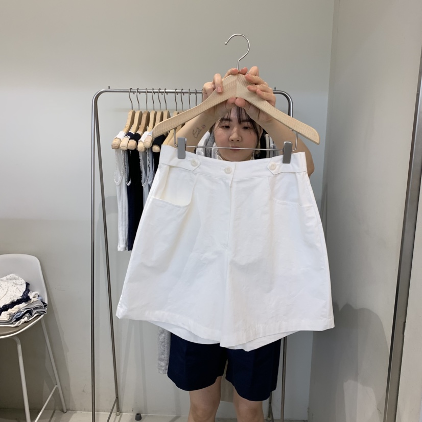OUTRENE東大門實拍韓國女裝新品職業推薦26春夏熱賣短褲亞麻OUTRENE短褲圖色2