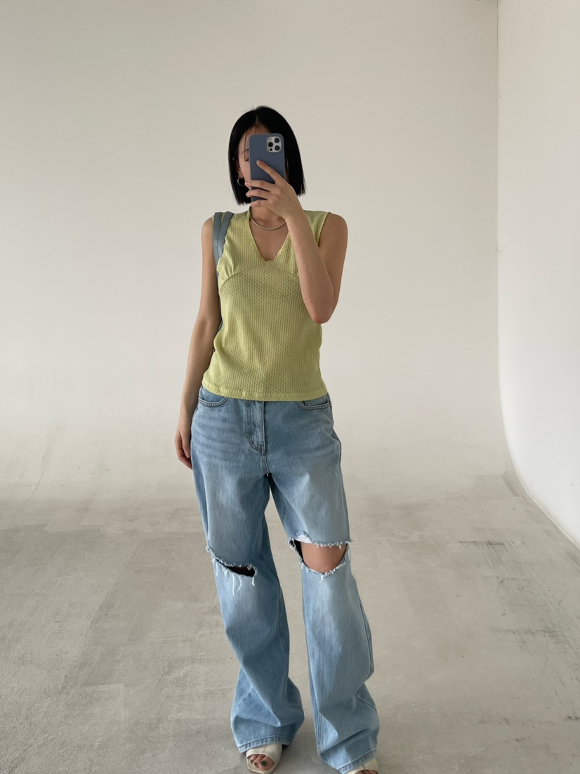 REIZ韓國直郵女裝新品休閑26夏季推薦時尚職業熱賣吊帶背心REIZ吊帶/背心