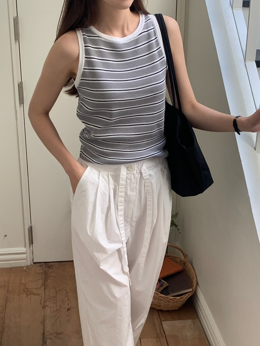 BLEECKER韓國直郵女士新品熱賣26春夏26夏季人氣吊帶背心BLEECKER吊帶/背心