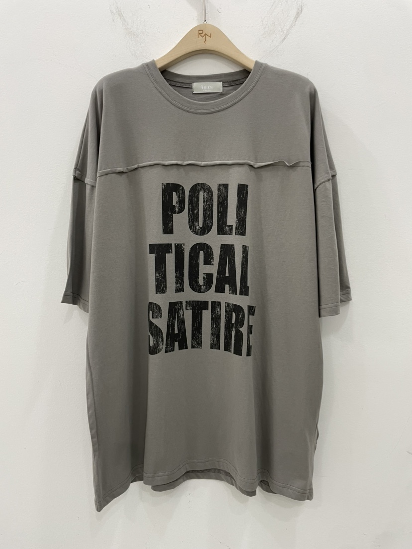 REIZ韓國東大門直郵女裝新款人氣26春夏熱賣時尚休閑推薦T恤REIZT恤圖色1