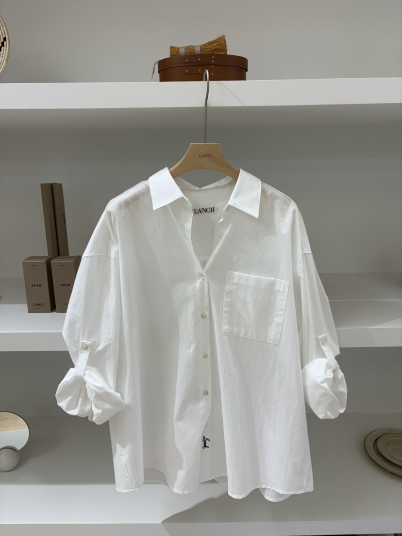 LANCH韓國直郵女士新款職業時尚休閑熱賣26春夏襯衫蕾絲衫LANCH襯衫/蕾絲衫圖色1