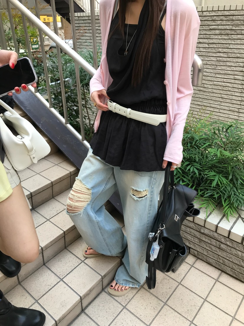 ESCHER東大門實拍韓國女士新款休閑職業熱賣時尚人氣牛仔褲ESCHER牛仔褲