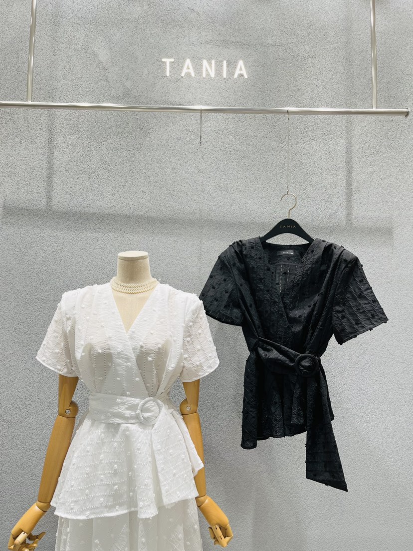 TANIA韓國直郵女裝新款熱賣休閑推薦26夏季26春夏襯衫蕾絲衫TANIA襯衫/蕾絲衫