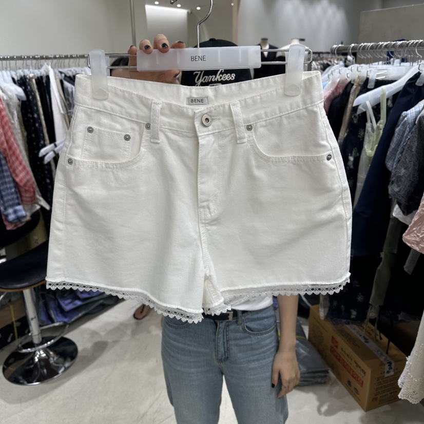 BENE東大門實拍韓國女裝新款休閑推薦時尚人氣短褲不含腰帶BENE短褲圖色1