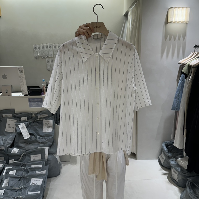 MILLIF韓國代購女裝新品時尚26夏季推薦休閑26春夏襯衫蕾絲衫MILLIF襯衫/蕾絲衫圖色2