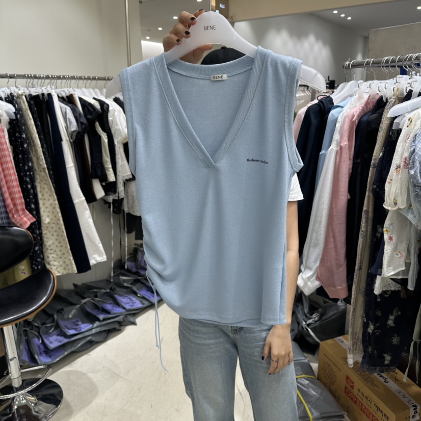 BENE韓國代購女士新品人氣推薦職業時尚26春夏熱賣吊帶背心BENE吊帶/背心圖色2