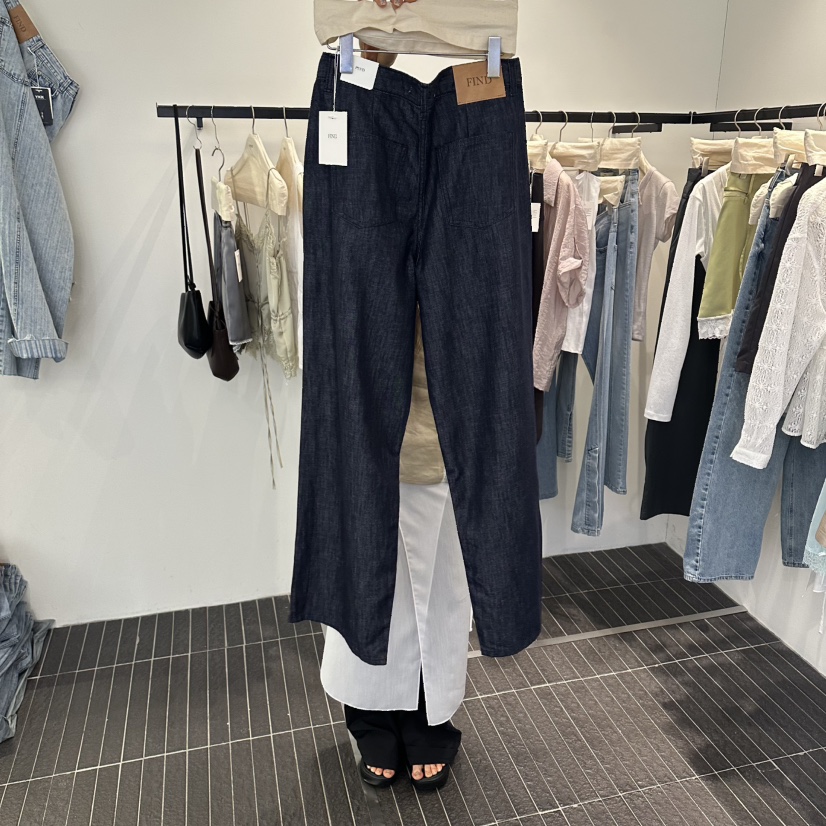 FIND-P韓國東大門代購女裝新品時尚熱賣26春夏休閑牛仔褲FIND-P牛仔褲