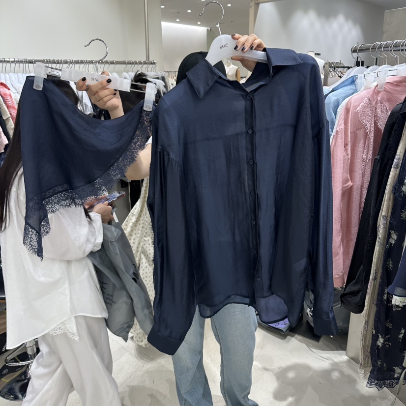 BENE韓國直郵實拍女裝新品推薦休閑時尚人氣熱賣職業套裝BENE套裝圖色4深藍色