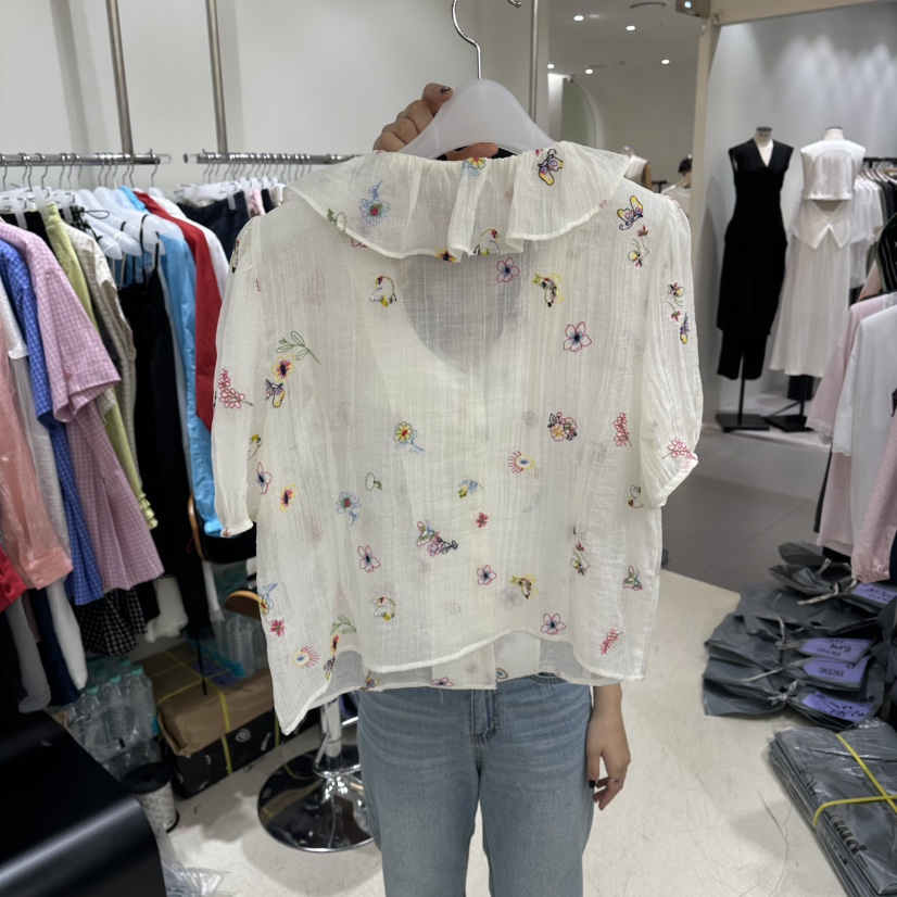 BENE韓國直郵實拍女裝新品職業推薦熱賣人氣時尚襯衫蕾絲衫BENE襯衫/蕾絲衫