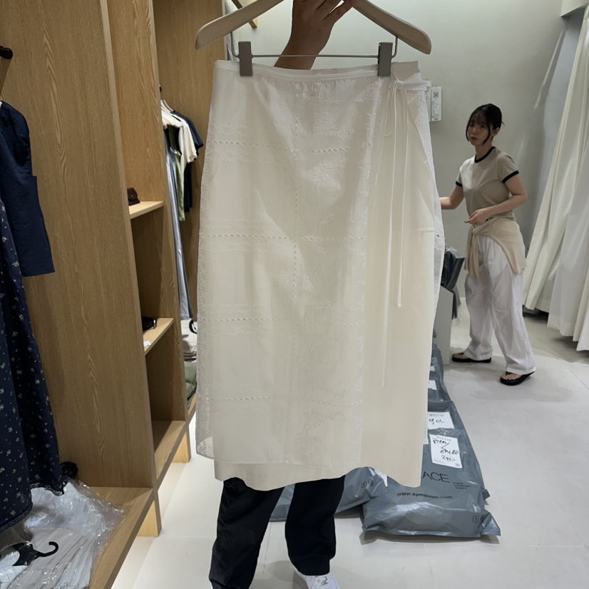 MILLIF韓國代購女士新款26夏季推薦26春夏休閑時尚職業長裙MILLIF長裙圖色1
