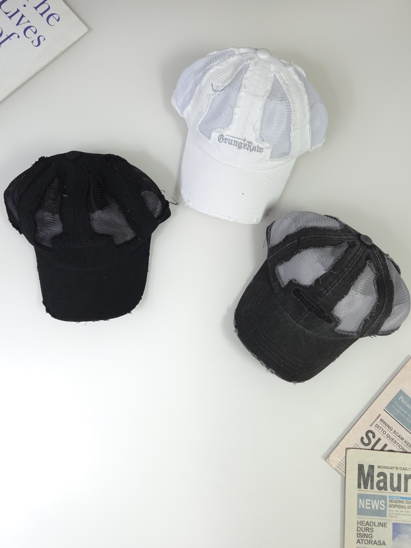THE HAT-P韓國直郵實拍女士新品26夏季時尚帽子網眼復古THE HAT帽子