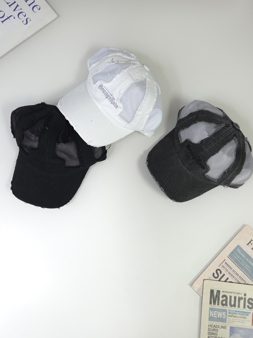 THE HAT-P韓國直郵實拍女士新品26夏季時尚帽子網眼復古THE HAT帽子