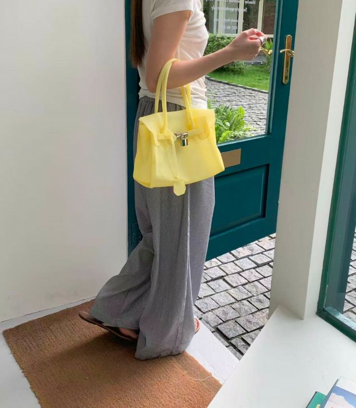 TROUVAILLE韓國代購女士新品休閑人氣推薦26夏季職業手提包TROUVAILLE手提包