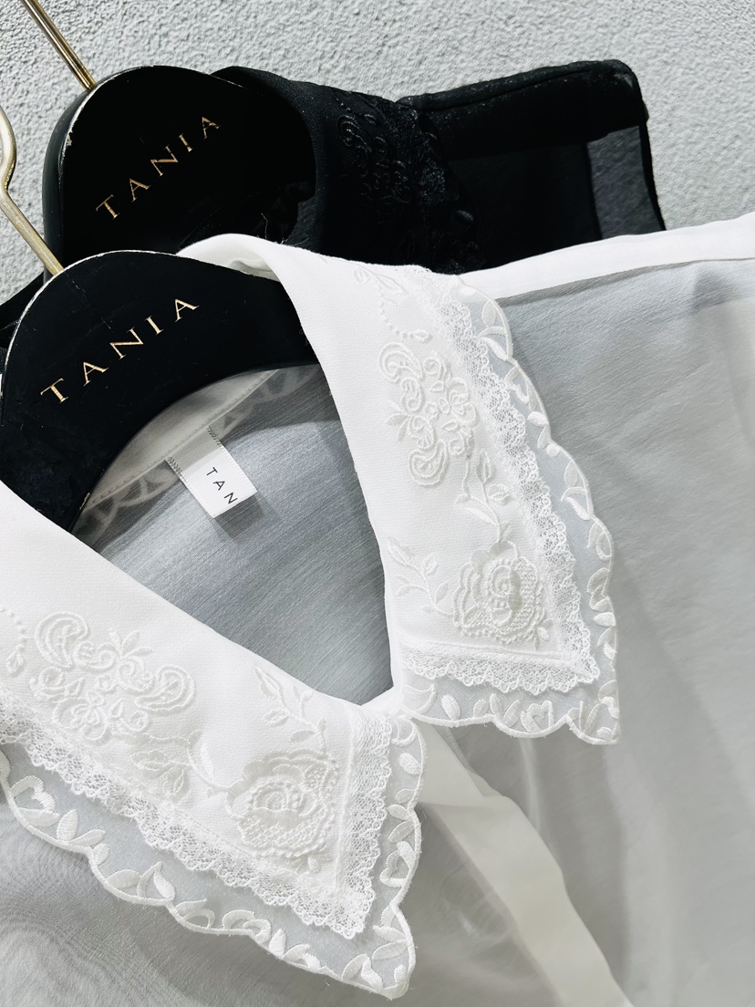 TANIA韓國東大門代購女士新品26春夏職業26夏季襯衫蕾絲衫TANIA襯衫/蕾絲衫