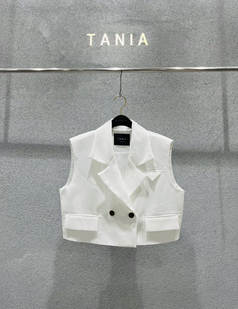 TANIA韓國東大門代購女士新品時尚休閑人氣熱賣26夏季馬甲TANIA馬甲圖色1