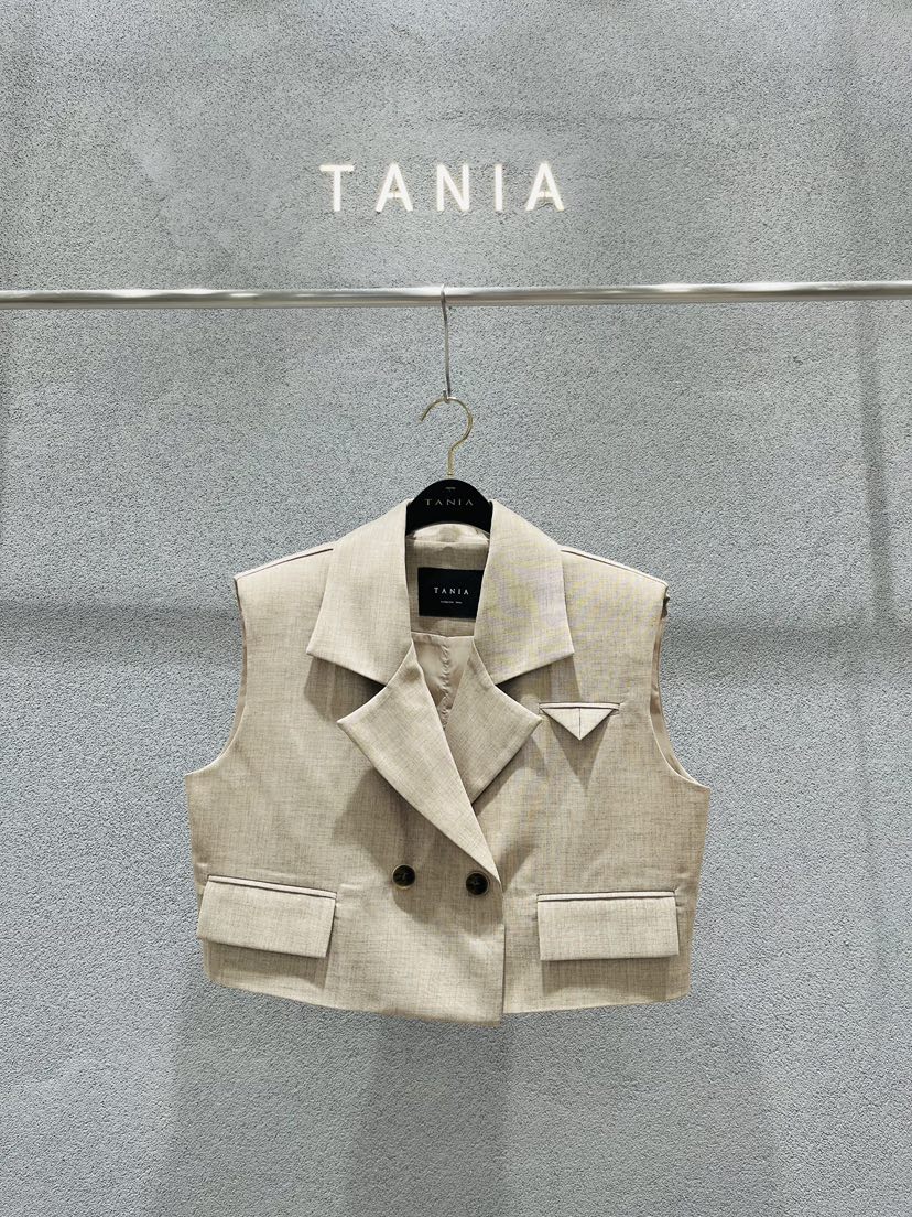 TANIA韓國東大門代購女士新品時尚休閑人氣熱賣26夏季馬甲TANIA馬甲圖色2