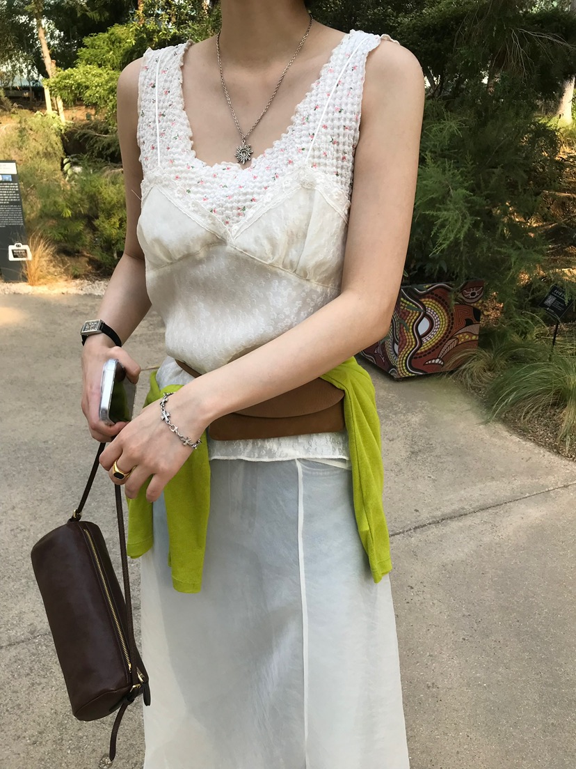 ESCHER韓國直郵女裝新款休閑推薦人氣時尚26春夏吊帶背心ESCHER吊帶/背心