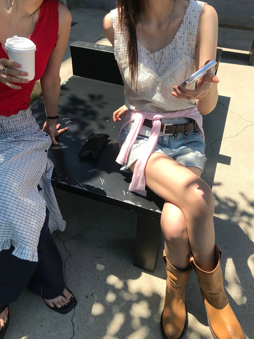 ESCHER韓國直郵女裝新款休閑推薦人氣時尚26春夏吊帶背心ESCHER吊帶/背心