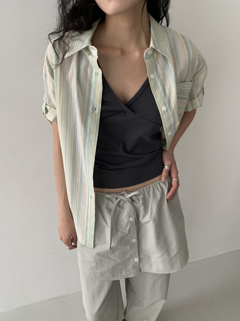 MURMUR東大門實拍韓國女裝新款人氣休閑26春夏襯衫蕾絲衫MURMUR襯衫/蕾絲衫
