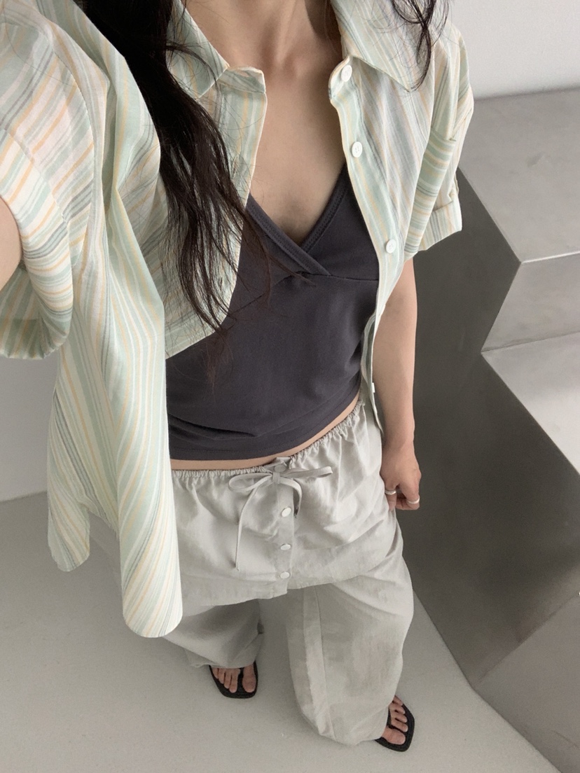 MURMUR東大門實拍韓國女裝新款人氣休閑26春夏襯衫蕾絲衫MURMUR襯衫/蕾絲衫