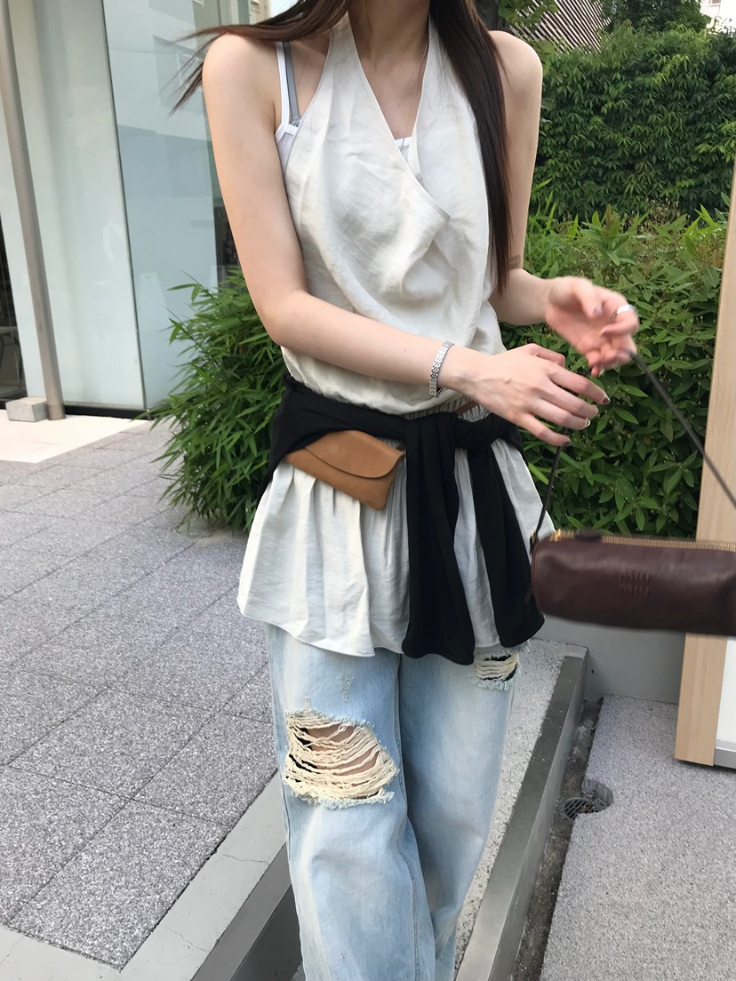 ESCHER韓國代購女裝新款休閑熱賣人氣推薦26夏季吊帶背心ESCHER吊帶/背心
