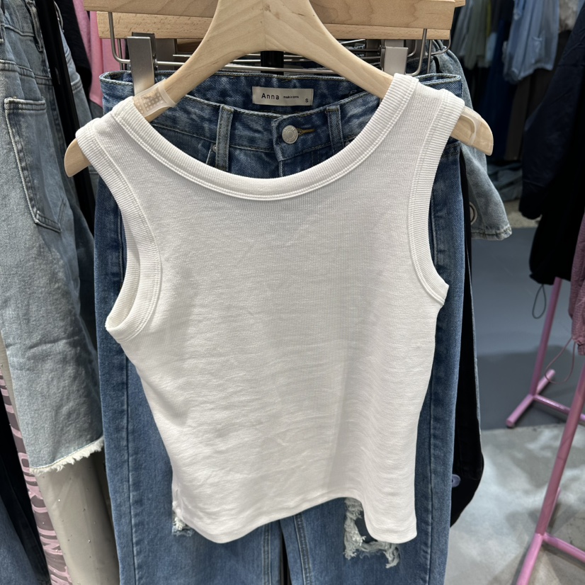 ANNA-P東大門實拍韓國女士新品時尚熱賣推薦休閑吊帶背心ANNA-P吊帶/背心