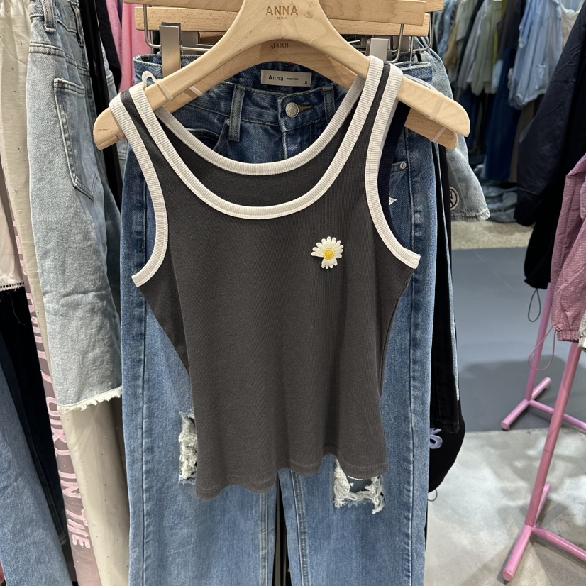 ANNA-P韓國東大門直郵女裝新品推薦職業26春夏吊帶背心花朵ANNA-P吊帶/背心圖色1