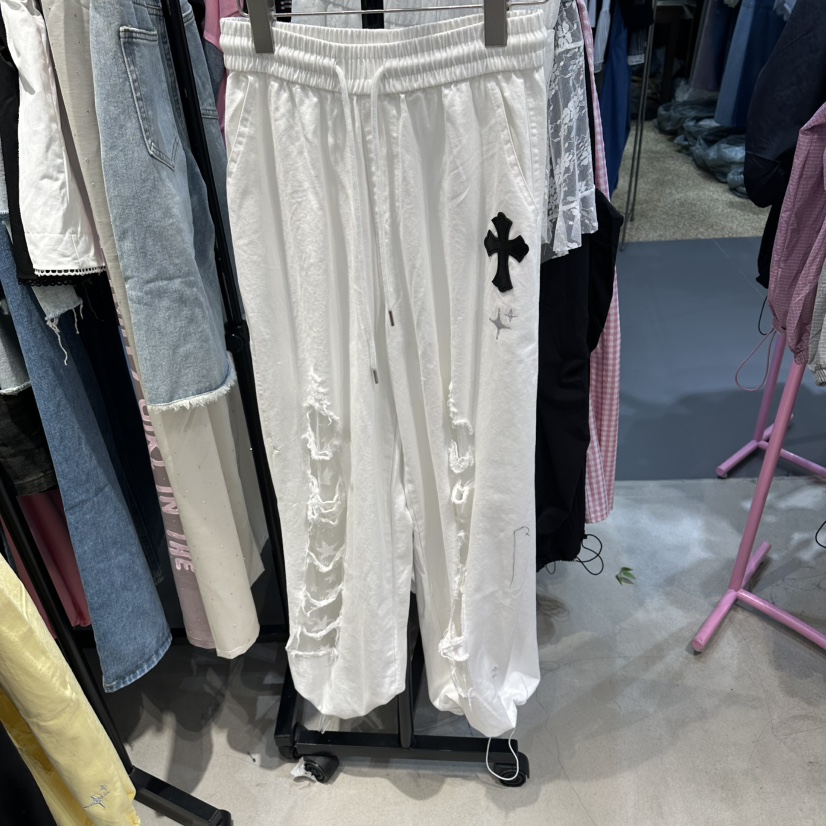 ANNA-P韓國代購女裝新款時尚職業26夏季人氣休閑休閑褲系帶ANNA-P休閑褲圖色1