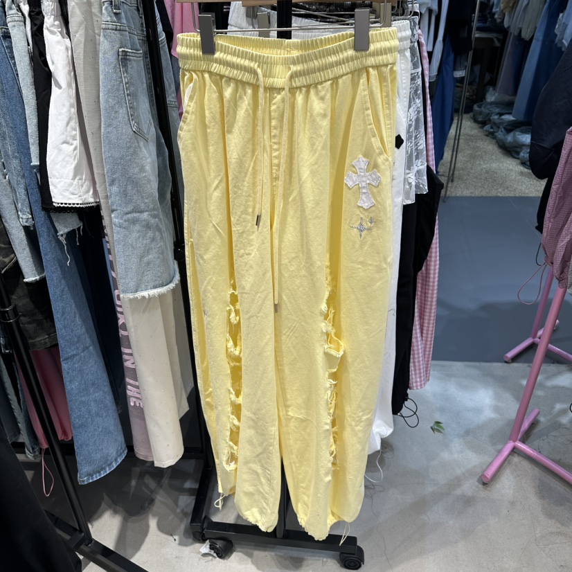 ANNA-P韓國代購女裝新款時尚職業26夏季人氣休閑休閑褲系帶ANNA-P休閑褲圖色2