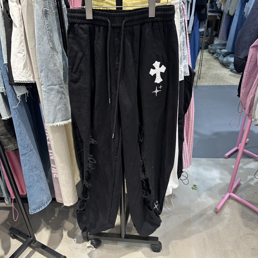 ANNA-P韓國代購女裝新款時尚職業26夏季人氣休閑休閑褲系帶ANNA-P休閑褲圖色3