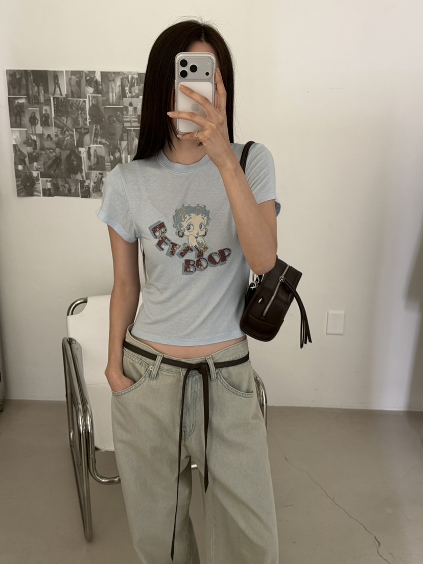 VISUAL SPACE/PAGE92/FLEISCHER韓國直郵女裝新款人氣T恤VISUAL SPACE/PAGE92/FLEISCHERT恤