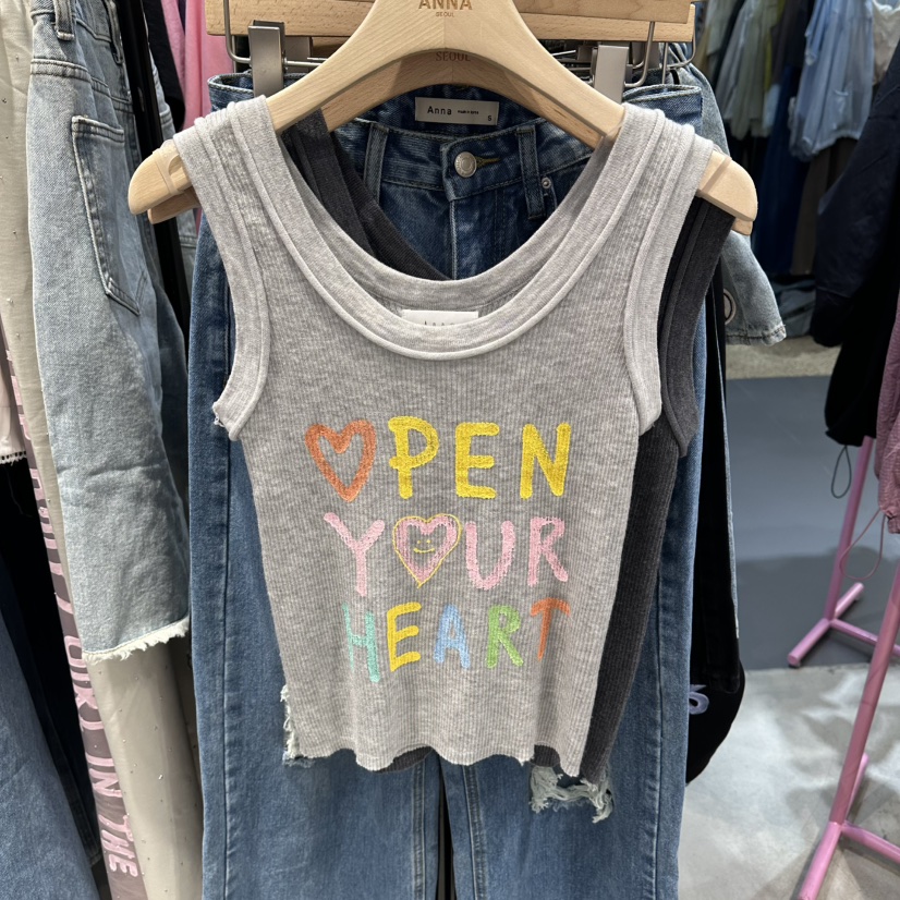 ANNA-P韓國直郵實拍女士新品休閑職業26夏季吊帶背心開襟ANNA-P吊帶/背心圖色3