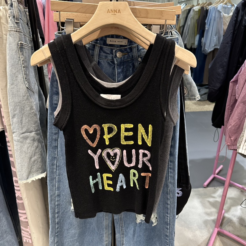ANNA-P韓國直郵實拍女士新品休閑職業26夏季吊帶背心開襟ANNA-P吊帶/背心圖色5