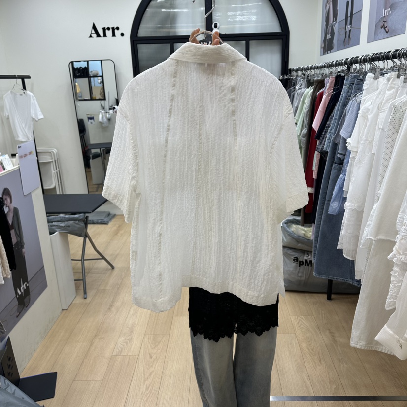 ARR韓國直郵女裝新品推薦時尚熱賣26夏季職業人氣襯衫蕾絲衫ARR襯衫/蕾絲衫