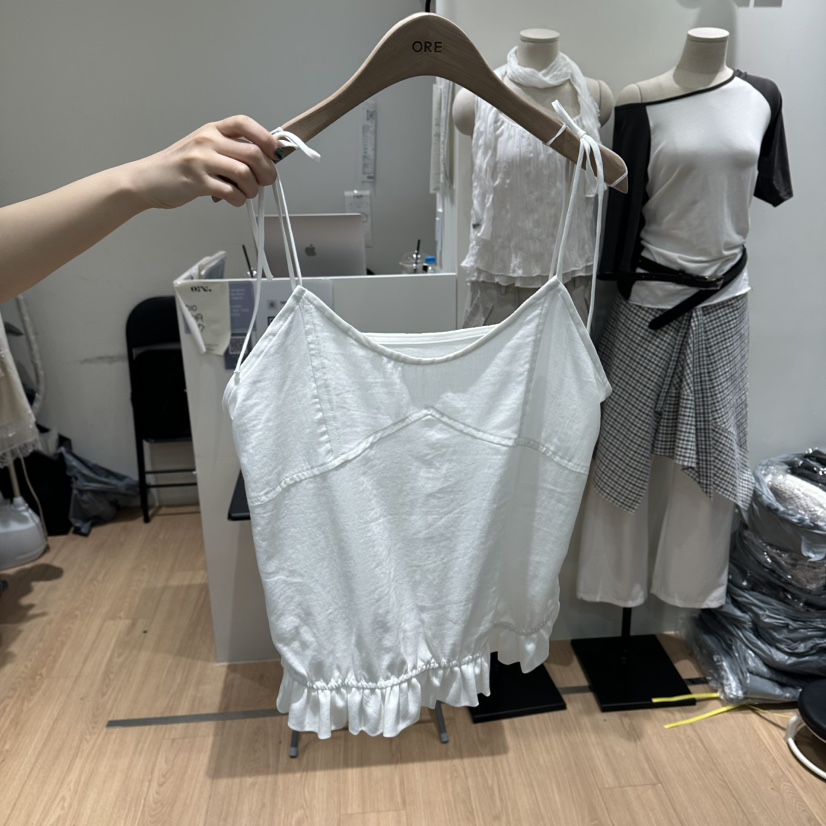 ORE-P韓國東大門直郵女士新品休閑熱賣人氣26春夏吊帶背心ORE吊帶/背心圖色1