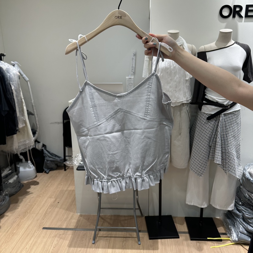 ORE-P韓國東大門直郵女士新品休閑熱賣人氣26春夏吊帶背心ORE吊帶/背心圖色2