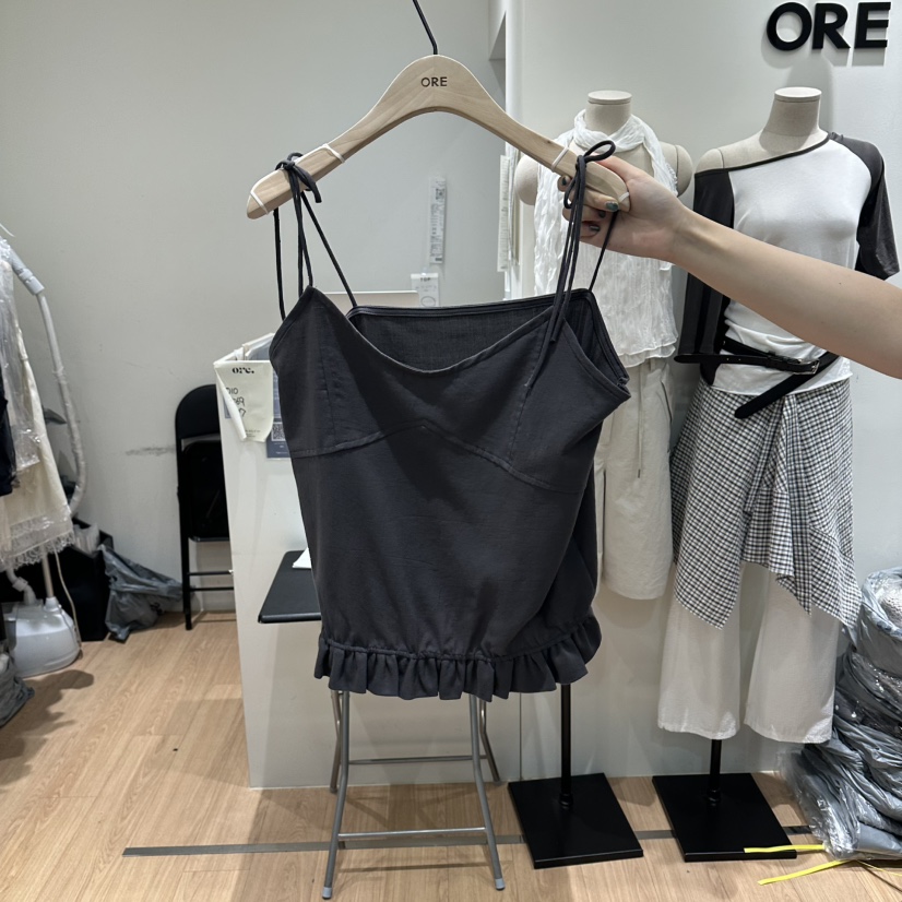 ORE-P韓國東大門直郵女士新品休閑熱賣人氣26春夏吊帶背心ORE吊帶/背心圖色4