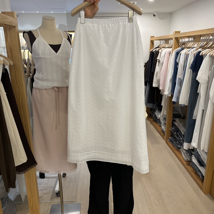 ROUNDER韓國東大門直郵女士新品推薦熱賣26春夏職業休閑長裙ROUNDER長裙